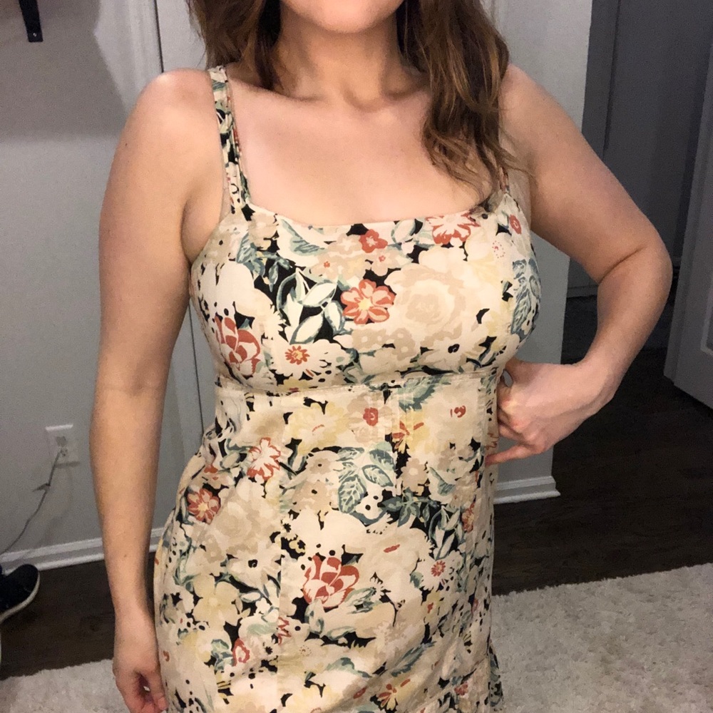 Halogen M Cotton floral Dress
